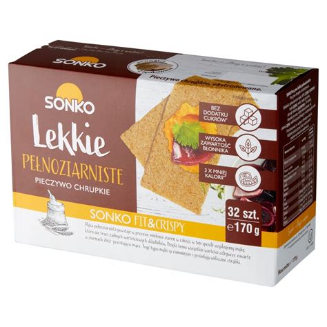 Sonko Pieczywo chrupkie Lekkie pełnoziarniste 170g 12233789846 Allegro pl