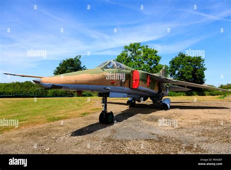 Russian Mikoyan Gurevich MiG 27K Flogger Fighter Aircraft At Newark