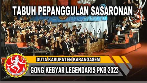 Tabuh Gong Kebyar Legendaris Pkb Duta Kabupaten Karangasem Youtube