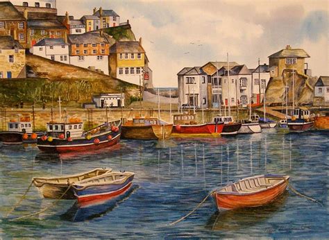 Plymouth Harbour Painting At Explore Collection Of