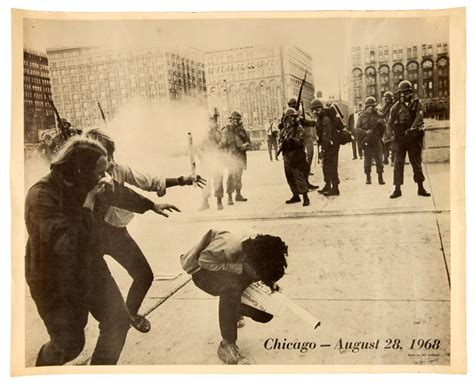 Hake's - PHOTOGRAPHER-SIGNED POSTER FROM CHICAGO 1968 DEMOCRATIC ...