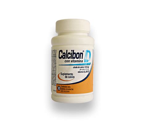 Calcio Vitamina D Calcibon D Tabletas Farma S A Suplemento