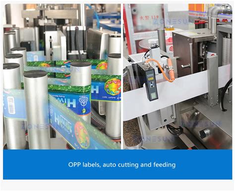 ZONESUN ZS GTB Automatic Hot Melt Glue Round Bottle Labeling Machine ZONESUNPRO