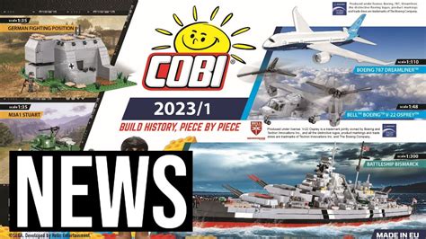 Cobi Katalog 2023 1 Halbjahr Klemmbaustein News Sonderfolge YouTube