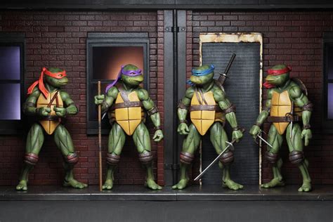 Teenage Mutant Ninja Turtles 1990 Movie Street Scene Diorama And