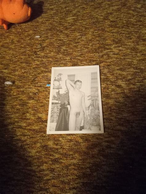 Vintage Beefcake Male Nude Man Pose Standing Original S Gay Interest