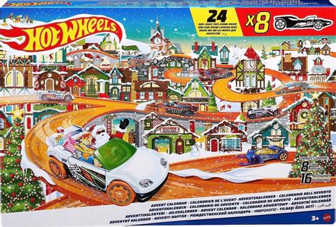 Набір машинок Mattel Hot Wheels Адвент календар з аксесуарами