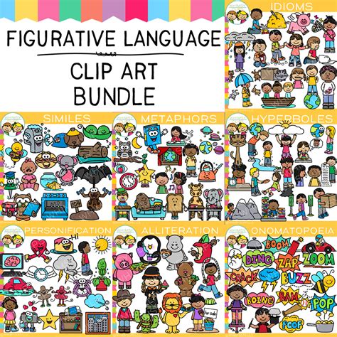 Figurative Language Clip Art Bundle {educlips Clipart} Clip Art Library