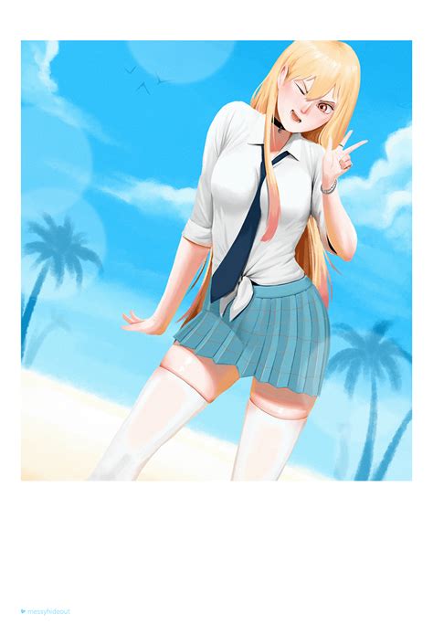 Marin On The Beach Commission By Messyhideout Hentai Foundry