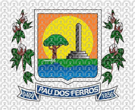 Bras O E Bandeira Da Cidade De Pau Dos Ferros Rn Mbi Br