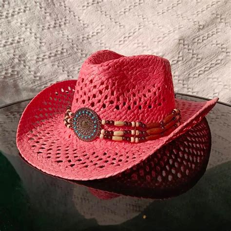 Country Straw Fedora Peach Accessorizmee