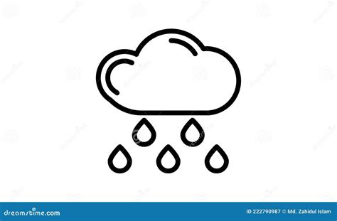 Hailstorm Vector Icon On White Background Flat Vector Hailstorm Icon