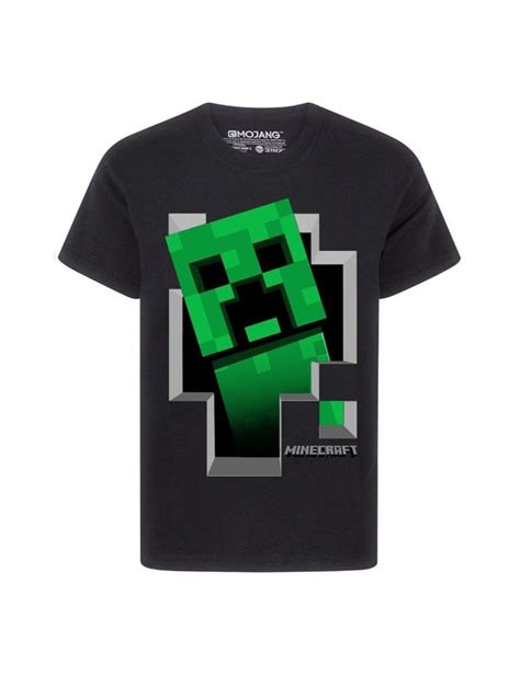 Minecraft Boys Creeper Inside T Shirt Liz Jordan