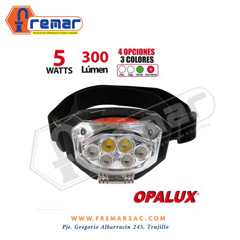 LINTERNA FRONTAL 6 LED 5W FREMAR