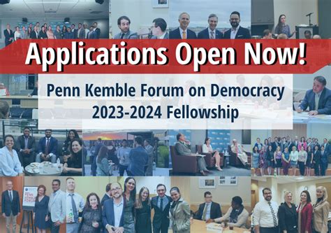 Penn Kemble Forum On Democracy Fellowship 2023 2024 U S Only