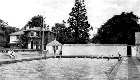 Stowmarket Swimming Pool during the late 1950's early 60's