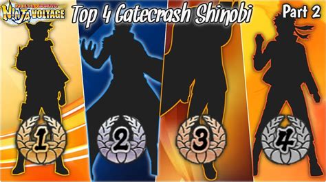 NXB NV BEST TOP 4 SHINOBI For GATE CRASH Part 2 Naruto X Boruto