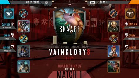 G2 Esports Vs Qlash Game 1 Vainglory 8 EU Autumn 2017 Split 2 Week 1