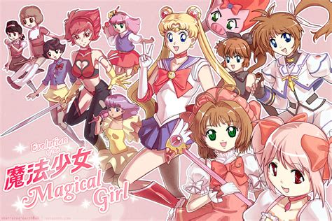 Evolution Of The Magical Girl By Shattered Earth On Deviantart