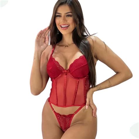 Lingerie Sexy Tule Transparente Cropped Luxo Frete Gr Tis Parcelamento Sem Juros