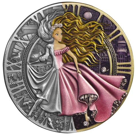 CINDERELLA STORY Fairy Tales 1 Oz Silver Coin 1 Niue 2023 Pieces Of