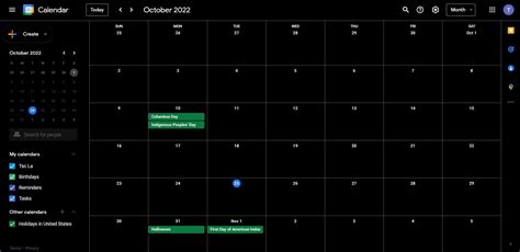 Google Calendar Dark Mode Desktop - Amity Dorette