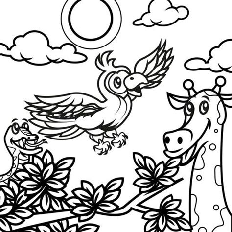 Livre De Coloriage Animaux Art Vectoriel Chez Vecteezy