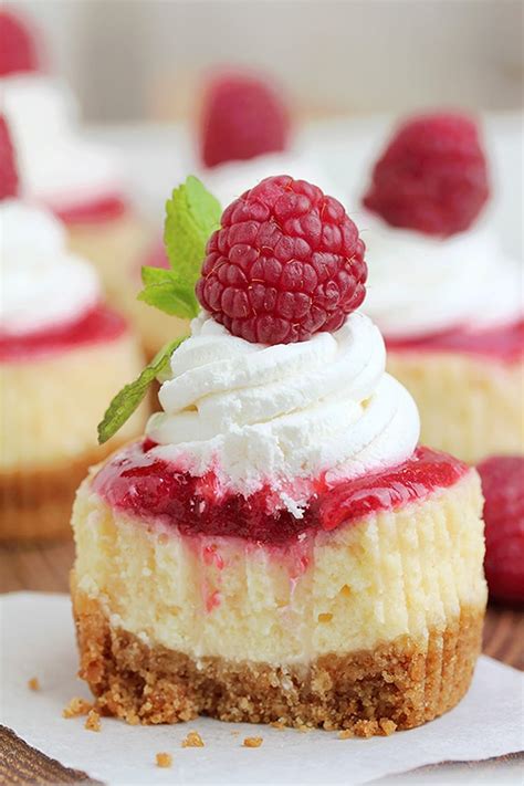 Raspberry Mini Cheesecakes Just Perfect For Upcoming Valentine´s Day