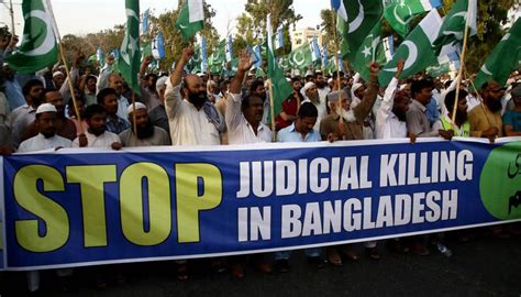 Clashes In Bangladesh After Senior Party Leader Nizami Hanged Daily Sabah