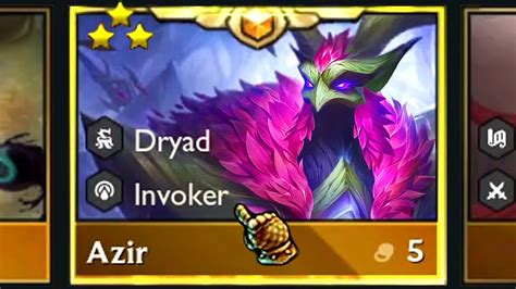 6 Dryad Azir ⭐⭐⭐ 3 Star Set 11 Youtube