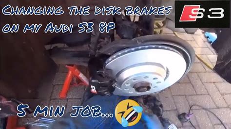 Audi S3 Brakes Full Disc And Pads Replacement Youtube