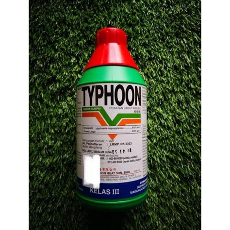 L Typhoon Glyphosate Herbicide Racun Rumput Lazada