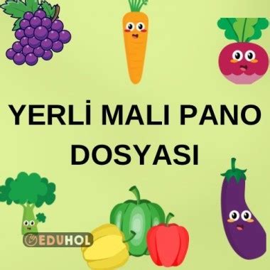 Yerli Mal Haftas Pano G Rsel Eduhol Etkinlik Ndir Oyun Oyna