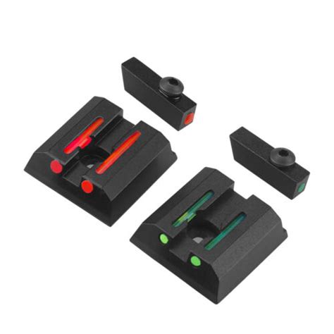 Fiber Optic Sights For Taurus G3 W O G2C G2S PT111 PT140 TX22