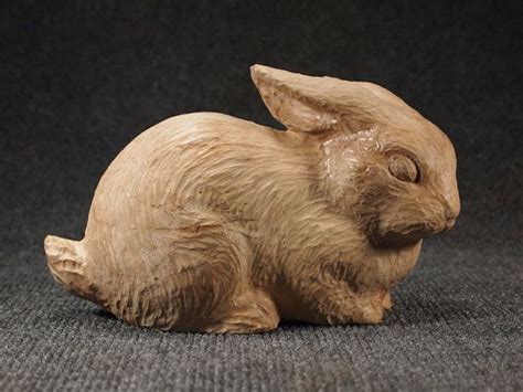 Hand Made Wood Carved Sculpture Of Rabbit By Artistinwood On Etsy 55