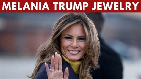 Flotus Melania Trump Jewelry Collection Rare Pieces Of Art Youtube