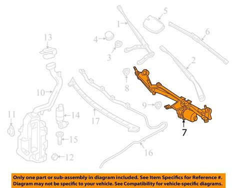 2018 Infiniti QX30 Windshield Wiper Transmission OEM 80K Miles LKQ