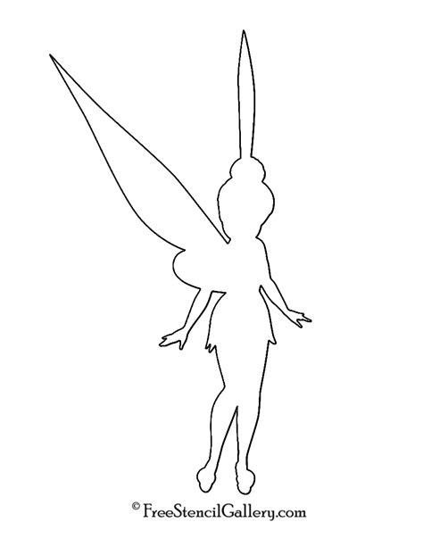 Printable Tinkerbell Stencils