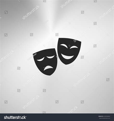 Theater Masks Vector Art Stock Vector (Royalty Free) 635658404 ...