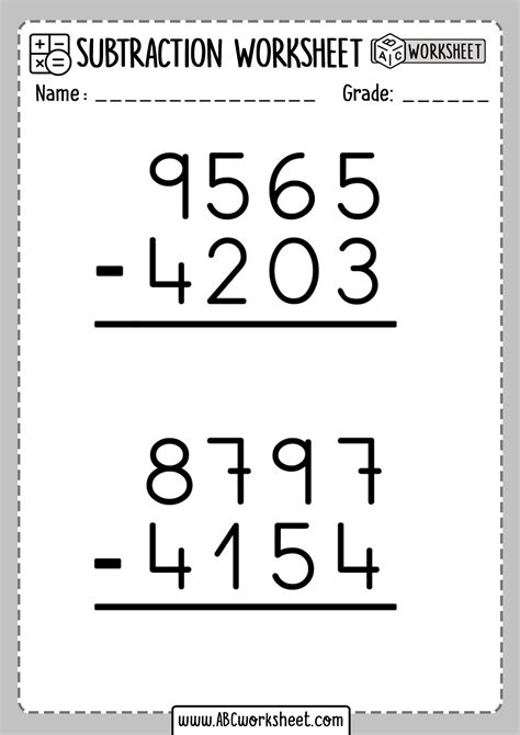 Vedic Math Worksheet