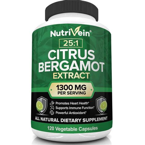 Best Citrus Bergamot Supplement For Lowering Cholesterol Levels