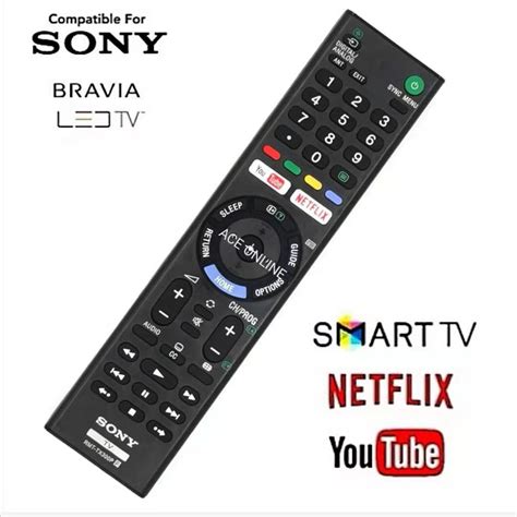 Sony Rmt Tx P Bravia Smart Tv Remote Control Youtube Netflix Tv Led