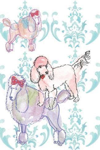 Poodles Giclee Print Anna Platts Allposters Poodle