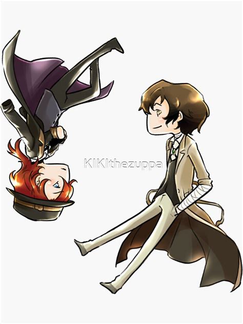 "Chuuya & Dazai - Bungou Stray Dogs fanart" Sticker for Sale by ...