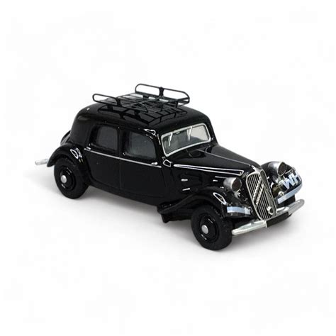 Citroen Traction A Noire En Boite Vitrine Sai Ho