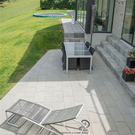 Fliser 30x60x6 cm i grå | Betonfliser til terrasse | IBF Privat