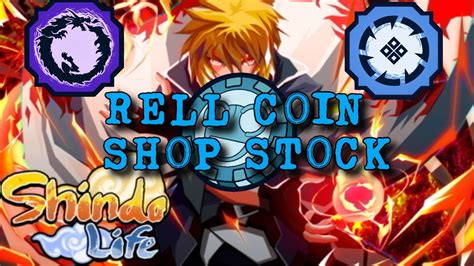 Stock Rell Coin Shop L Shindo Life L Roblox Youtube