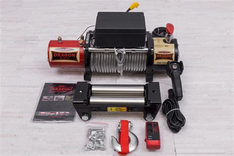 WYCIĄGARKA DRAGON WINCH MAVERICK 12000 HD 12V LINA STALOWA TOPTUN PL