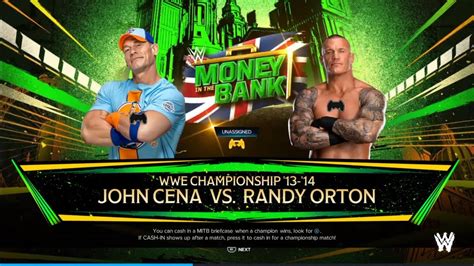 Wwe 2k 24 John Cena Vs Randy Orton Wwe Championship One On One