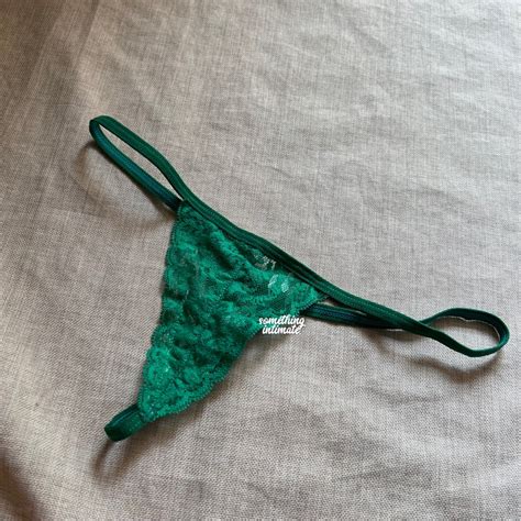 Jual Victoria S Secret Eyelash Lace Gstring Panty Thong CD VS G String Lingerie G String